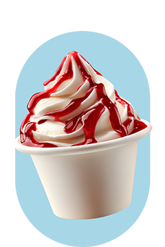 Soft serve ice cream