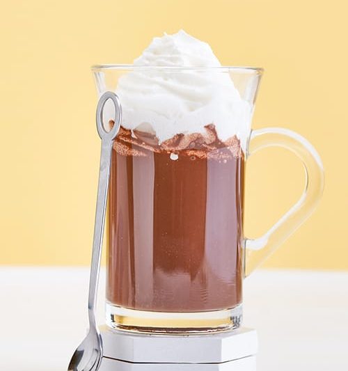 Hazelnut hot chocolate