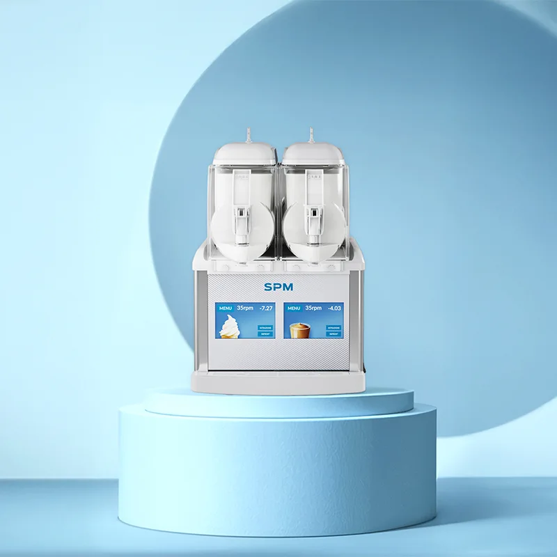 Machines for frozen desserts and frozen yogurt